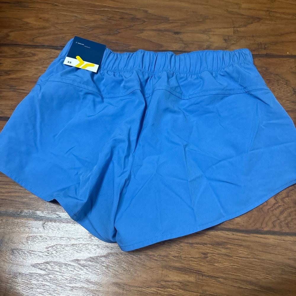 lululemon athletica Bright Blue Elastic-Waist Athletic Shorts